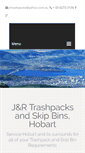 Mobile Screenshot of jrtrashpacks.com.au